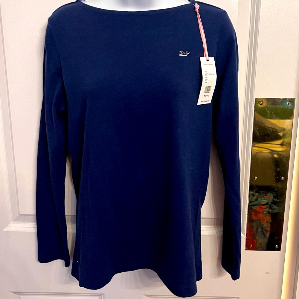 Vineyard Vines Girls Boat Neck Tee